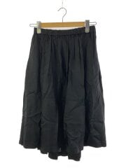 画像：25SS縮絨バルーンスカート/S/--/BLK/無地/1O-S003