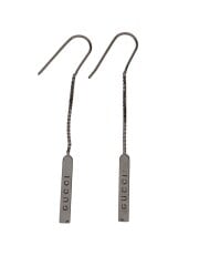 画像：ラリアットピアス/K18WG/ピアス/--/SLV/レディース