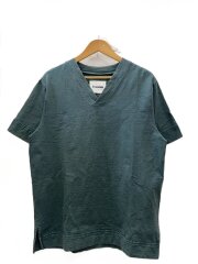 画像：23ss/Vネック/カットソー/S/コットン/GRN/無地/J22GC0107