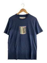 画像：Tシャツ/S/コットン/NVY/プリント//