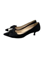 画像：パンプス/37.5/BLK/スウェード