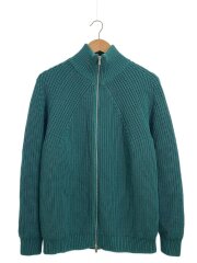 画像：ニット・セーター(厚手)/1/ウール/GRN/無地/BN-23FM-033