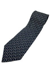 画像：ネクタイ/シルク/BLK/総柄/メンズ