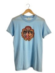 画像：Tシャツ/L/コットン/BLU/プリント
