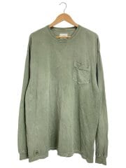 画像：長袖Tシャツ/4/コットン/GRN/無地/212ATDT-CSM02