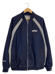 画像：SAPEur/Gジャン/L/コットン/NVY/無地