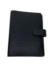 画像：アジェンダMM_エピ/レザー/BLK/メンズ