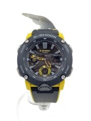 画像：クォーツ腕時計・G-SHOCK/デジアナ/BLK/YLW