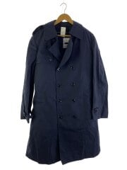 画像：コート/42/ポリエステル/ネイビー/無地
