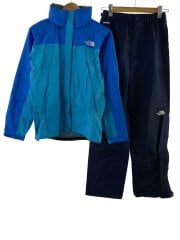 画像：セットアップ/L/ナイロン/BLU/無地/NPW11525