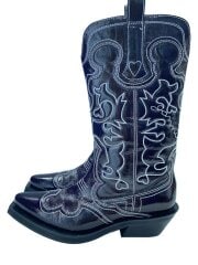 画像：刺繍ウェスタンブーツ/37/BRW