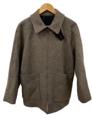 画像：コート/S/ウール/BRW/無地/579-3225004/NATURAL WOOL TWILL/23AW//