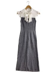 画像：ノースリーブワンピース/FREE/レーヨン/GRY/SWNO254193