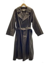 画像：スビンコットン タイプライター タイロッケンコート/5/コットン/ブラウン/COL-M-110M