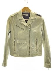 画像：Chara Leather Jacket/ダブルライダースジャケット/S/羊革/G28WP837.A4