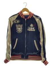 画像：スターウィング&シービーズ リバーシブルスカジャン/M/レーヨン/ブラック/ネイビー/598854