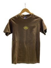 画像：90s/赤青タグ/SSリンク/old STUSSY/USA製Tシャツ/S/コットン/カーキ