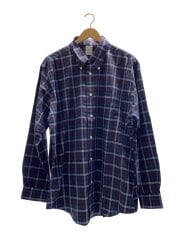 画像：REGENT/ボタンダウン/長袖シャツ/XL/コットン/ネイビー/チェック