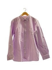画像：タグ付/ボタンダウン/長袖シャツ/XL/コットン/パープル