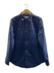画像：KATAHDIN IRON WORKS/裏地フリース/シャツジャケット/S/コットン/ネイビー/298151