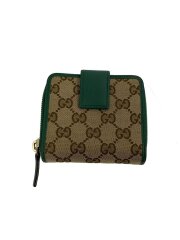 画像：2つ折り財布/キャンバス/BEG/総柄/レディース/346056