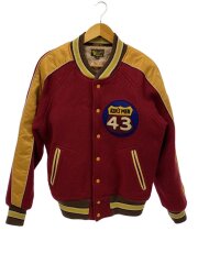 画像：スタジャン/40/ウール/RED/M16208