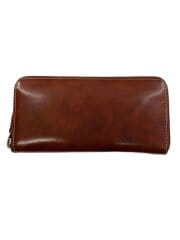 画像：長財布/レザー/BRW/メンズ