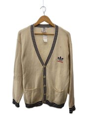 画像：カーディガン(薄手)/L/コットン/IVO/無地/MadeinUSA