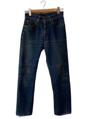 画像：60-70s/VT/505/BIGE/実寸W28/デニム/インディゴ/平行ステッチ/ダメージ有/ボ