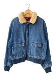 画像：90s/ムートンジャケット/L/コットン/IDG/無地