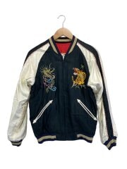 画像：1950s Style Acetate Souvenir Jack/スカジャン/S/BLK/総柄/TT152//