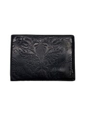 画像：2つ折り財布/レザー/BLK/メンズ