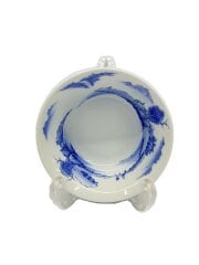 画像：鉢/有田焼/染付山水 青磁鉢