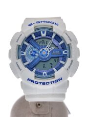 画像：腕時計/デジタル/BLU/WHT/GA-110WB
