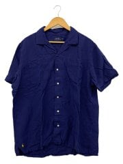 画像：半袖シャツ/XL/リネン/NVY