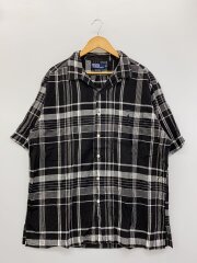 画像：半袖シャツ/XL/コットン/チェック