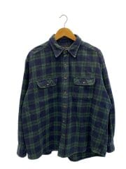 画像：ネルシャツ/XL/コットン/GRN/チェック