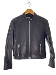 画像：レザー レーサー/レザージャケット・ブルゾン/M/羊革/BRW/無地/CG667