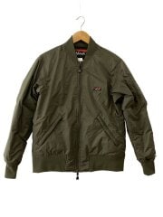 画像：MA-1ダウンジャケット/S/ポリエステル/KHK/無地/汚れ有