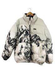 画像：雪山リバーシブルダウン/ダウンジャケット/L/ポリエステル/WHT/642510