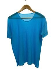 画像：半袖ブラウス/3/ポリエステル/BLU/無地/PP21-FK402