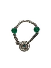 画像：Flower Bracelet/ブレスレット/--/カラーストーン/SLV/メンズ