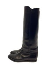 画像：KNEE HIGH TUBE/37/BLK/レザー/T363