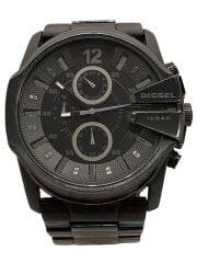 画像：クォーツ腕時計/アナログ/ステンレス/BLK/BLK