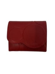 画像：2つ折り財布/牛革/RED/レディース/5471230