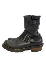 画像：エンジニアブーツ/US9/BLK/レザー/OB-8595RS