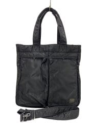 画像：70th/2WAY/TANKER/TOTE BAG/ナイロン/BLK//
