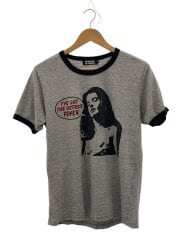 画像：Tシャツ/M/コットン/GRY/プリント/0213CT14