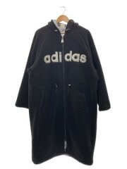 画像：コート/L/アクリル/BLK