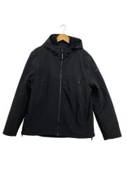 画像：Faux-Sherpa-Lined Soft-Shell Hooded Jacket/L/BLK/CM105270